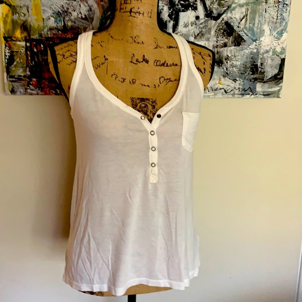 Splendid nwt white tank top XS